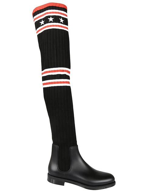 givenchy over the knee sock sneakers|givenchy boots sale.